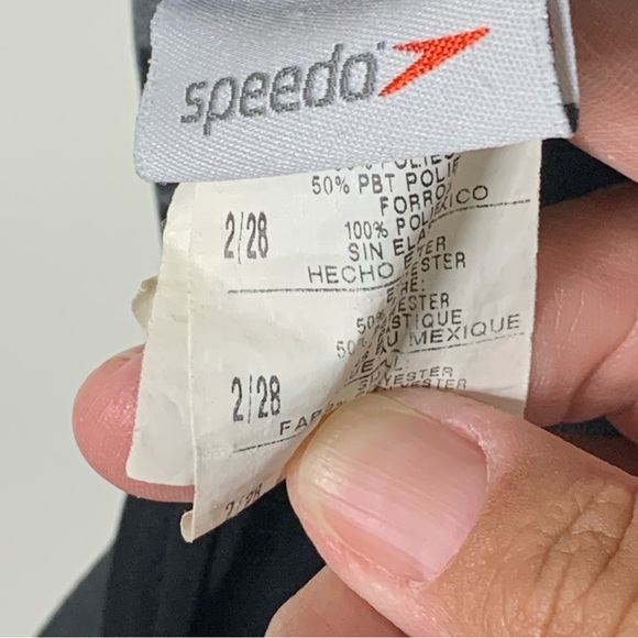 Speedo Camouflage Racing Diving One-Piece Swimsuit - Picture 12 of 12